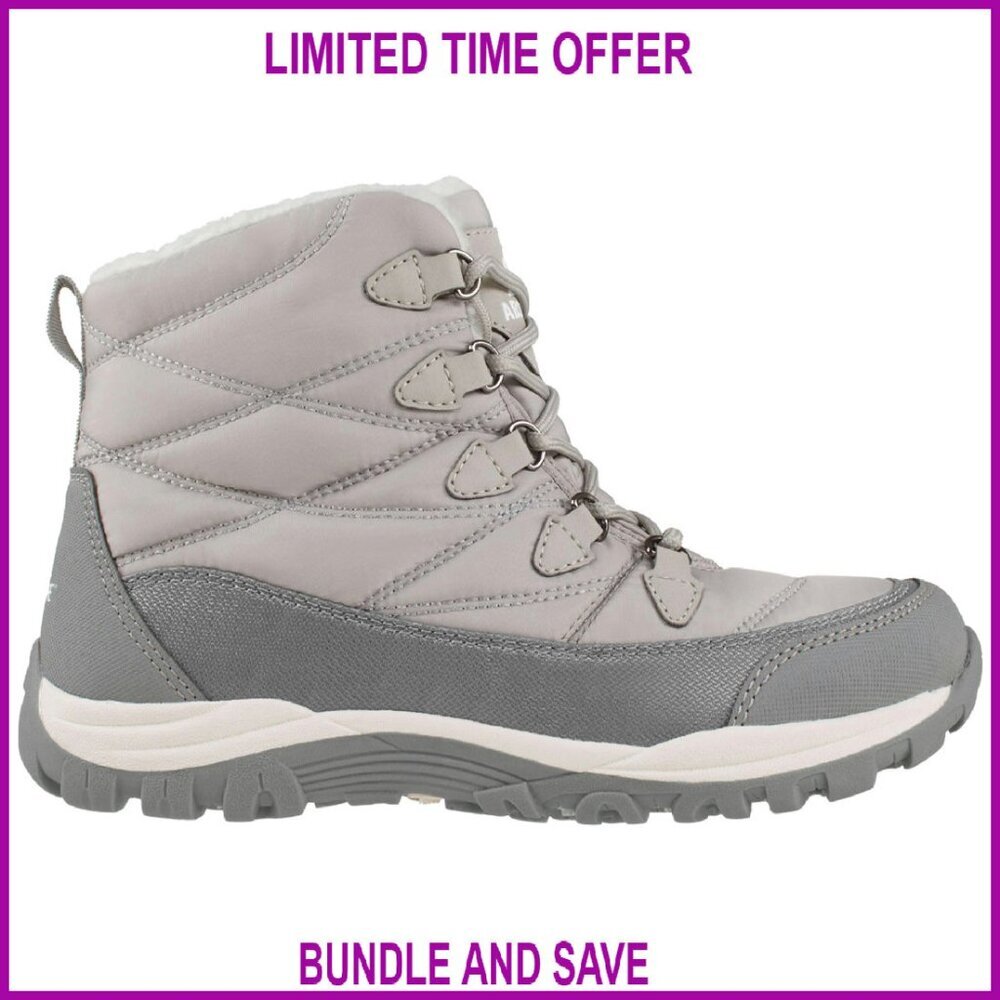Warm Insulated Winter Boots Lace-Up Front Women's Size Available